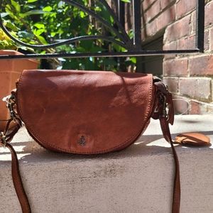 Harbour 2nd Twiti Cognac Crossbody with Belt Loops